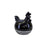 Melrose Modern Black & White Chicken Decor (Set of 2), Black/White