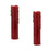 Melrose Red LED Dripping Wax Designer Candle with Remote, Set of 2 - 82661DS