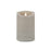 Melrose Grey Simplux LED Designer Wax Candle with Remote, Set/2, Grey