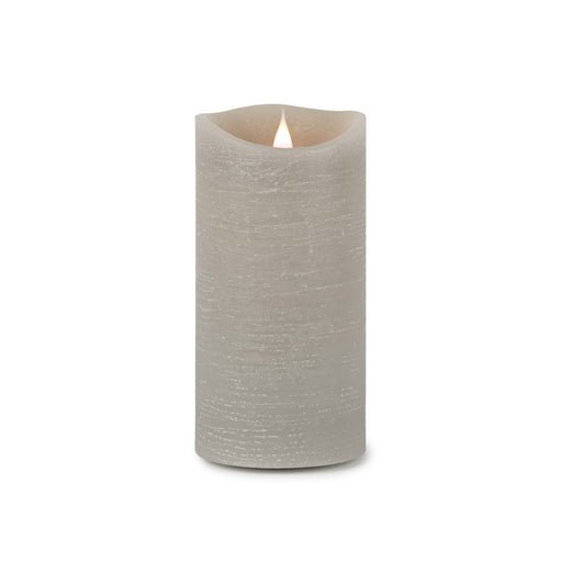 Melrose Int. Grey Simplux LED Designer Wax Candle with Remote, Green - 82665DS