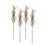 Melrose International Flocked Beige Pampas Grass Spray, Set of 4 - 82735DS