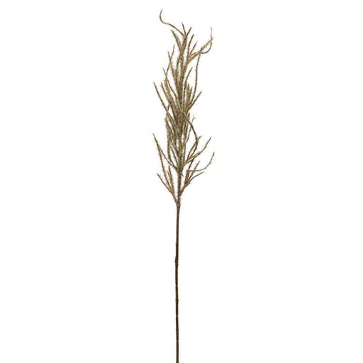 Melrose International Flocked Beige Pampas Grass Spray, Set of 4