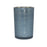 Melrose International Frosted Glass Candle Holder, Set of 2, Blue