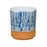 Melrose Watercolor Planter/Terra Cotta Accent, Set/3, Brown/Blue/White