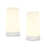 Melrose LED Flickering Light Designer Candle with Remote/Magnet, Set/2 - 82853DS