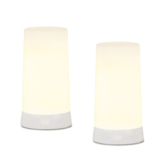 Melrose LED Flickering Light Designer Candle with Remote/Magnet, Set/2 - 82853DS