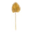 Melrose Natural Gold Fan Palm Leaf, Set of 6, Yellow/Brown
