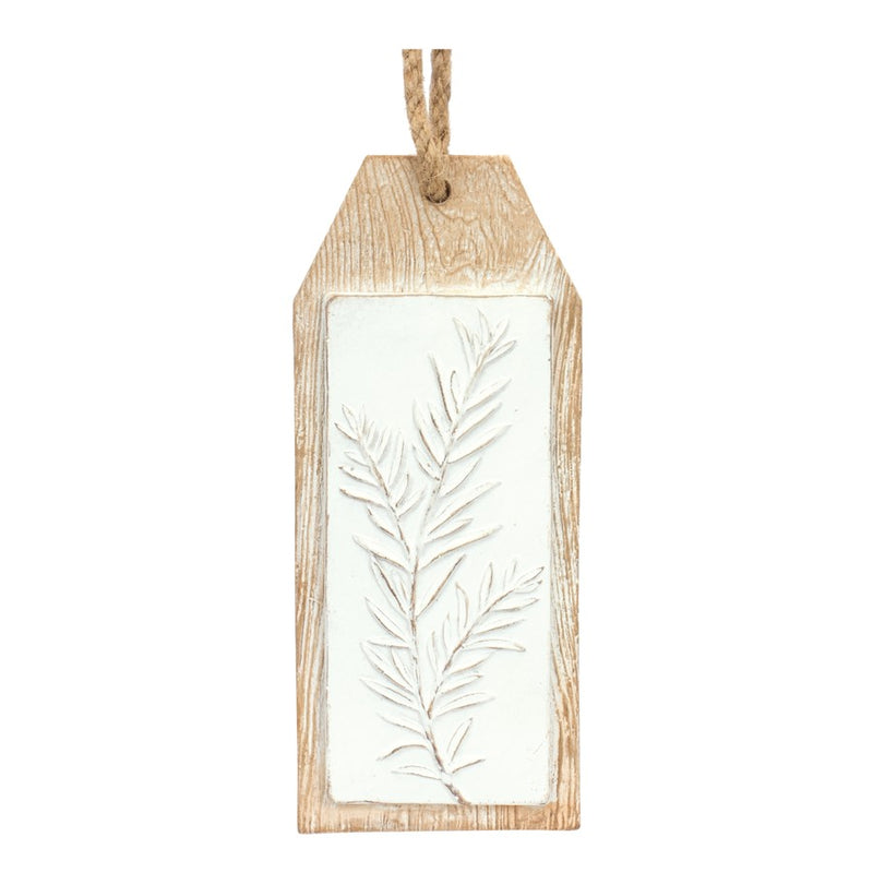 Melrose International Wood Design Pine Branch, Brown/White