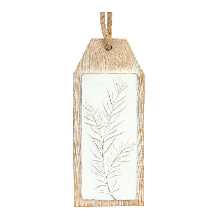 Melrose International Wood Design Pine Branch, Brown/White