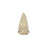 Melrose LED Lighted Mercury Glass Holiday Tree Decor, Set of 4, Silver