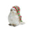 Melrose Winter Bird Figurine/Stocking Hat, Set of 12, White/Green/Red
