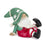 Melrose Nordic Winter Gnome Figurine, Set of 2, Red/Green/White