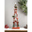 Melrose Lighted Winter Church Display/Pine /Snowy 19", Red/Green