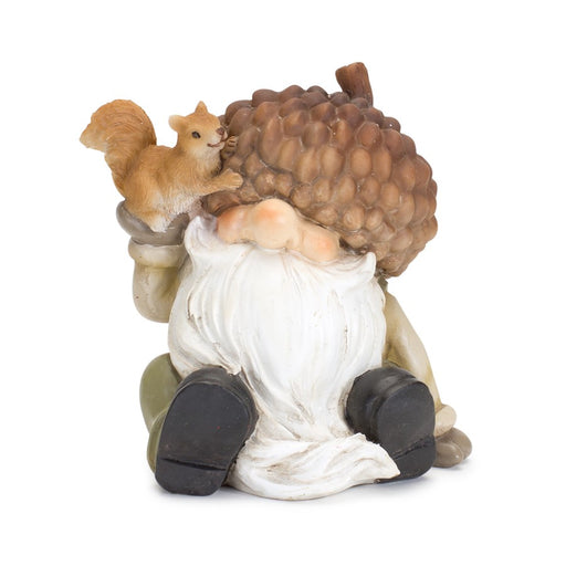 Melrose Harvest Gnome Figurine/Acorn Hat/Woodland Friends, Set of 2, B