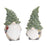 Melrose Terra Cotta Gnome Figurine/Pine Tree Hat, Set/2, Green/Beige - 83480DS