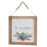 Melrose Wood Beaded Hanging Harvest Grateful Thankful Sentiment