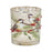 Melrose Mercury Glass Votive Candle Holder/Bird/Berry Branch, Set of 6