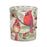 Melrose Mercury Glass Votive Candle Holder/Bird/Berry Branch, Set of 6