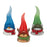 Melrose Whimsical Terra Cotta Winter Animal Decor, Set of 3, Red/Blue - 83635DS