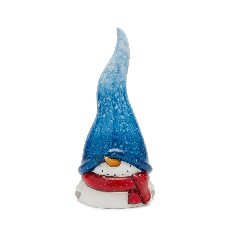 Melrose Whimsical Terra Cotta Winter Animal Decor, Set of 3, Red/Blue
