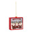 Melrose Gnome Merry Christmas Ornament, Set of 12, Red/White