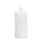 Melrose International White LED Designer Wax Candle/Moving Flame - 83747DS