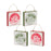 Melrose Winter Cab/Trails Sentiment Sign, Set of 4, Green/Red/Beige - 83911DS