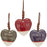 Melrose International Sentiment Heart Ornament, Set of 12, White/Blue - 83921DS