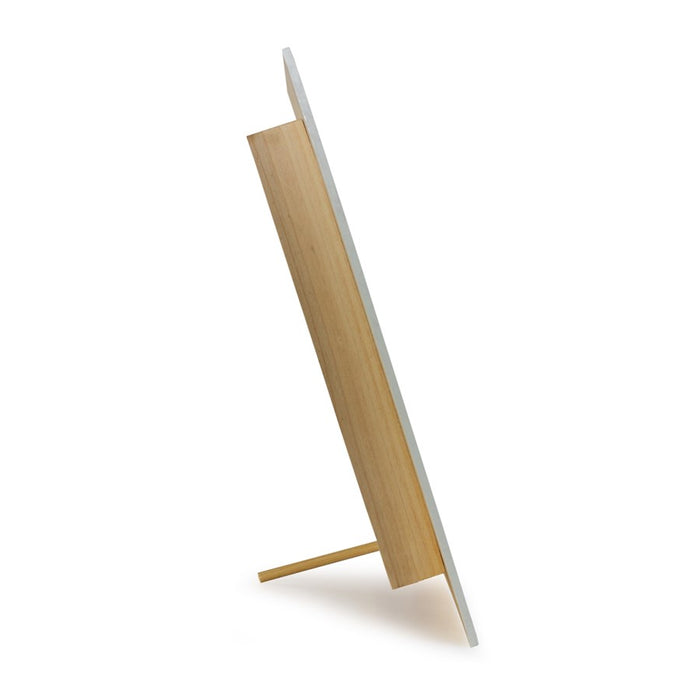 Melrose International Wood Tree/Truck Plaque, Set of 2, Green/White