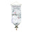 Melrose Traditional Christmas Greetings Canvas Banner, Set of 4, White