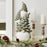Melrose Stone Holiday Gnome Stack/Pine Tree Hat 23.25"H, Green/White