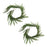 Melrose Winter Cedar Foliage Garland, Set of 2, Green/Brown