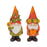 Melrose Harvest Gnome Figurine/Pumpk,/Sunflower, Set/4, Orange/Green
