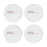 Melrose Stoneware Three French Hens Holiday Plate, Set of 2, White/Red