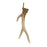 Melrose Rustic Deer Antler Hanging Ornament/Rope Tie, Set of 12, Brown