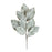 Melrose Frosted Winter Magnolia Leaf Spray, Set of 6, White/Brown