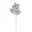 Melrose Frosted Winter Magnolia Leaf Spray, Set of 6, White/Brown