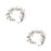 Melrose Snowy Flocked Twig Pine Garland/Sleigh Bells, Set of 2, White - 84398DS