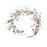 Melrose Snowy Flocked Twig Pine Garland/Sleigh Bells, Set of 2, White