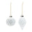 Melrose Porcela, Cut Out Ball Ornament/Nordic Design, Set of 6, White