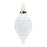 Melrose Porcela, Cut Out Ball Ornament/Nordic Design, Set of 6, White