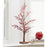 Melrose LED Lighted Frosted Berry Twig Tree/Base 38"H, Red/Brown