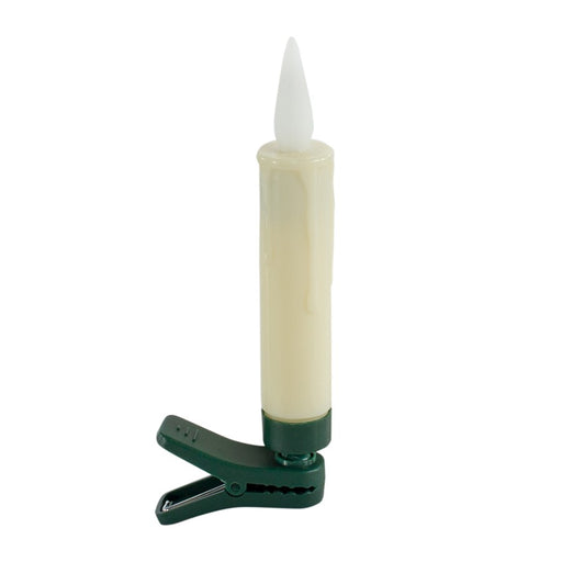 Melrose LED FIA Flame Clip-on Candle Taper or Suction Cup, Set of 10 - 84587DS