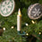 Melrose LED FIA Flame Clip-on Candle Taper or Suction Cup, Set of 10