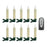 Melrose LED FIA Flame Clip-on Candle Taper or Suction Cup, Set of 10