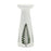 Melrose International Ceramic Candle Holder, Set of 2, White/Black