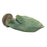 Melrose Garden Leaf Bird Bath/Hedgehog Accent, Set of 2, Green/Brown