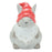 Melrose Whimsical Animal Gnome Garden Statue, Set of 12, Grey/Red/Blue