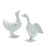 Melrose International Stone Duck Garden Statue, Set of 2, Grey - 85107DS