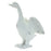 Melrose International Stone Duck Garden Statue, Set of 2, Grey